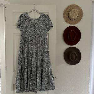 Piper and Scoot Black and White Dress